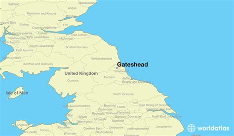 Where Is Gateshead England Gateshead England Map