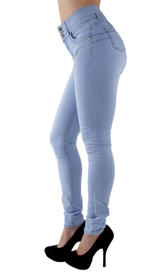 Brazilian Design Butt Lift High Waist Skinny Jeans EBay