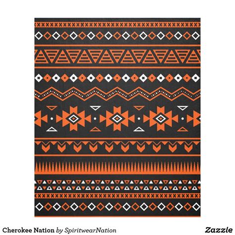 Cherokee Nation Fleece Blanket Zazzle Cherokee Nation Fleece