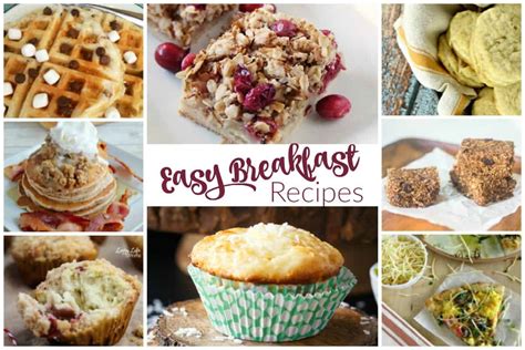 Tell us in the comments or even show us some photos on facebook or twitter! Easy Breakfast Recipes and our Delicious Dishes Recipe Party