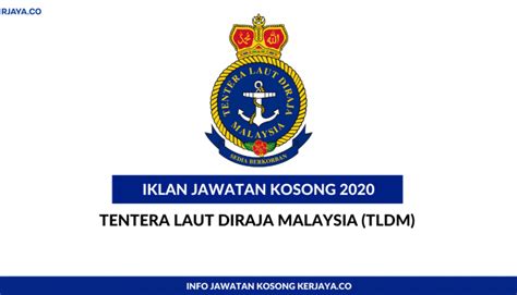 1990, diterbitkan oleh tentera laut diraja malaysia, departmen tentera laut dengan kerjasama cawangan perhubungan awan, kementerian pertahanan. Tentera Laut Diraja Malaysia (TLDM) • Kerja Kosong Kerajaan