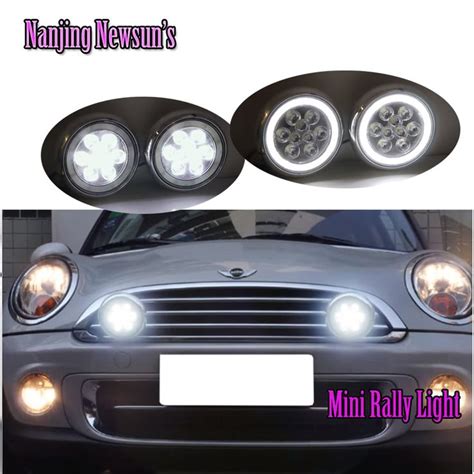 For Mini Cooper Oem Style Led Halo Rally Driving Light For R55 R56 R57