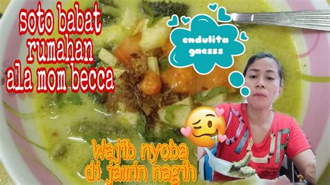 Resep soto betawi kuah santan susu oleh rahayu natural cooking club soto betawi. #RESEP soto babat/betawi - YouTube