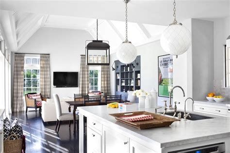 Open concept floor plans are popular in modern home design. Choosing Paint For An Open Floor Plan - Emily A. Clark