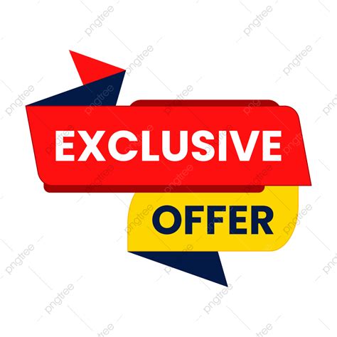 Transparent Exclusive Offer Banner Exclusive Offer Exclusive Offer