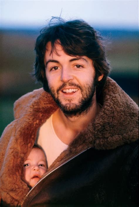 Retro Pop Cult — Paul Mccartney With Baby Mary 1970 Photo By