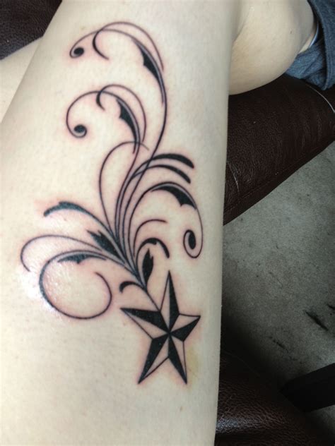 Swirly Star Tribal Tattoos Tattoos Swirly