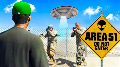 Sneaking Into Area 51 In Gta 5 Gta 5 Mods Youtube