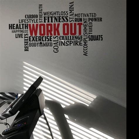 2 Large Home Gym Motivational Wall Art Decal Quotes Fitness Etsy