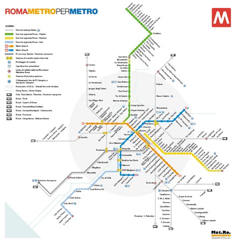 Harta Metroului In Roma Profu De Geogra