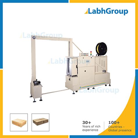 Vertical Pallet Strapping Machine With Movable Track At Best Price In
