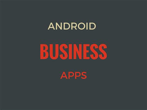 Top 10 Apps For Business