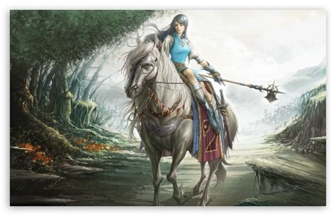 I was gonna wish for a more expensive drawing tablet for christmas (with display) but i can't wait until then. Horse Riding Drawing Ultra HD Desktop Background Wallpaper for
