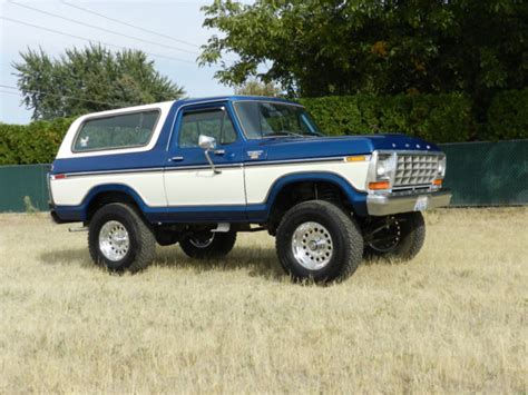 1979 Ford Bronco Ranger Xlt 4x4 F150 Ac Tilt Options Lifted Rare