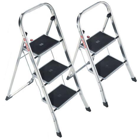 Hailo K30 Steel Folding Steps Domestic Step Ladders