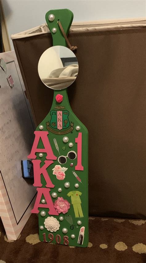 Alpha Kappa Alpha Paddle Greek Crafts Aka Sorority Gifts Sorority