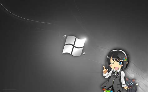 Anime Windows Microsoft Windows 7 Os Tan Nanami Madobe Hd