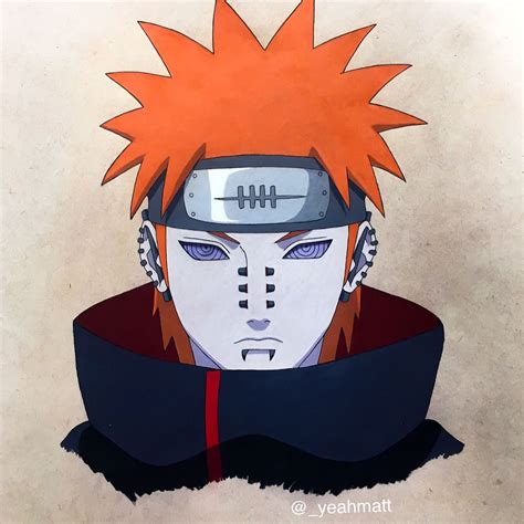 Akatsuki Naruto Pain Drawing
