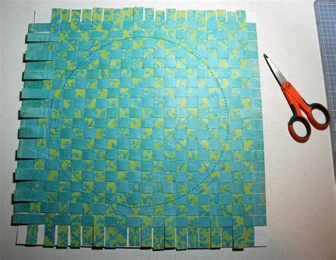 Ideas For Scrapbookers A Tip For Easy Paper Weaving