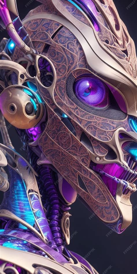Premium Ai Image The Purple Alien Wallpapers And Images