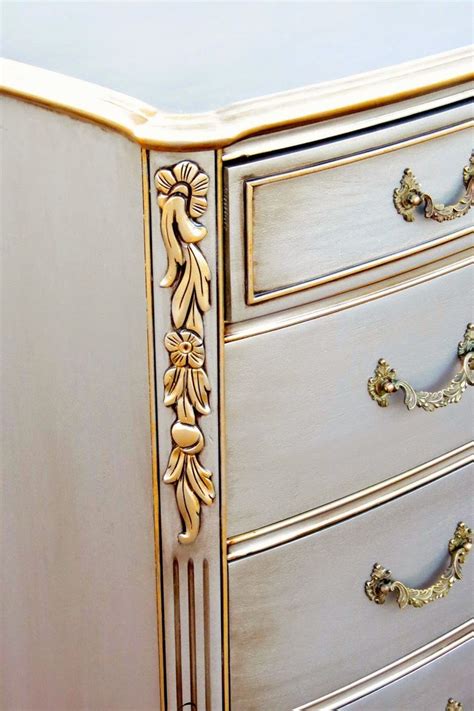 See more ideas about painted furniture, silver paint, redo furniture. Antiqued Silver Dresser | Gold painted furniture, White ...