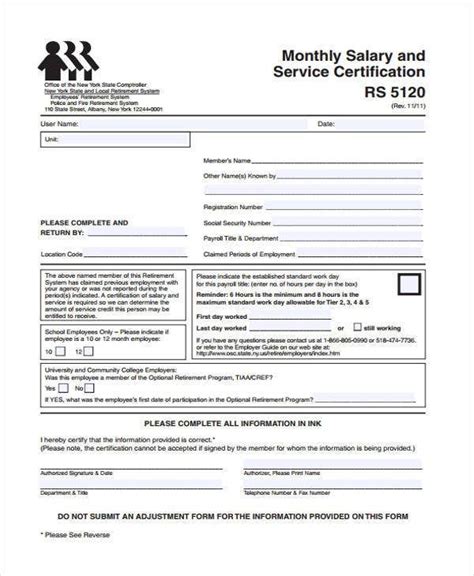 The required documents such as income certificate, age proof, bank details etc. Salary Certificate Template | 37+ MS Word, Excel & PDF ...