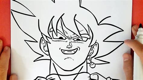Como Dibujar A Goku Black Youtube