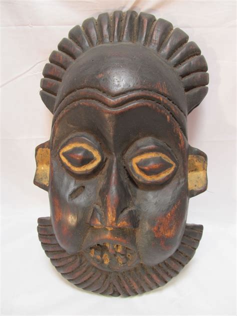 Primitive African Decorative Mask Wood From Thesteffencollection On