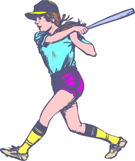 Download High Quality Softball Clipart Little Girl Transparent Png
