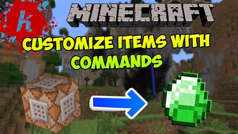 Minecraft Tutorial Use Give Command To Get Items With Custom Names