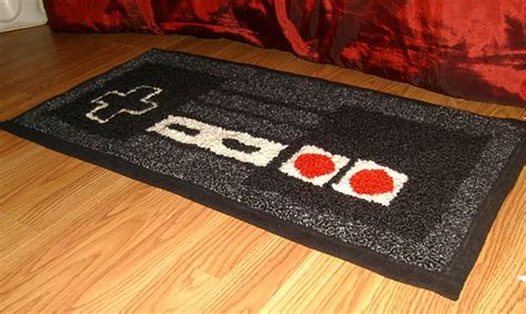 Warm Your 8 Bit Toes On An Nes Controller Rug