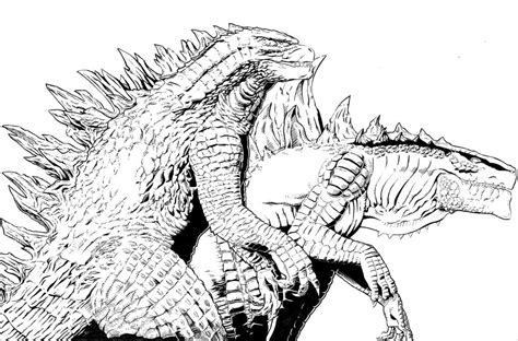 10 Printable Godzilla Vs King Kong Coloring Pages