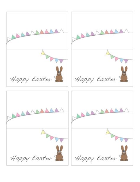 Free Printable Easter Place Cards Avery