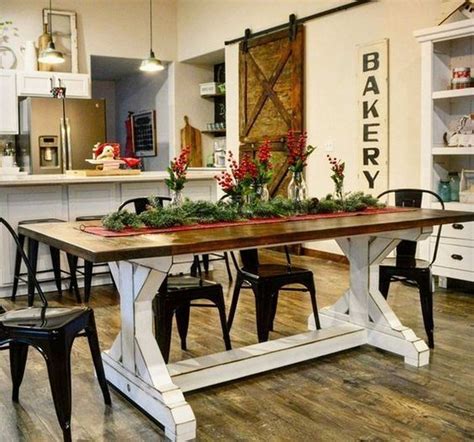 44 Affordable Farmhouse Dining Room Table Decorating Ideas Omghomedecor