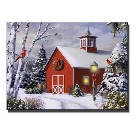 Popular Winter Scene Painting Buy Cheap Winter Scene