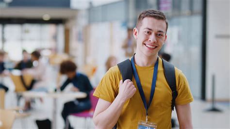 Portrait Of Smiling Male College Student In Stock Footage Sbv 338307224