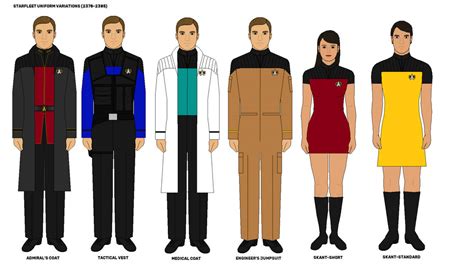 Starfleet Uniforms 2378 2385 Part 4 By Darthravager86 On Deviantart