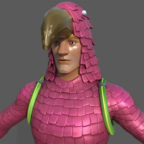 Scuba jonesy outfit is the guy from a tournament short that shot the battle bus with a flare gun. Fortnite Flamingo 3D model | CGTrader