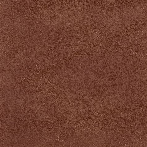 Sable Brown Solid Leather Hide Grain Indoor Outdoor Vinyl Upholstery Fabric