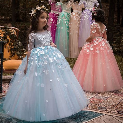 Flower Girl Dress 2018 Little Princess For Wedding Kids