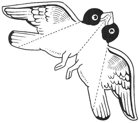 There are over 100 bird activities for kids and 16. flying airplane bird | Bird template, Paper birds, Spring ...