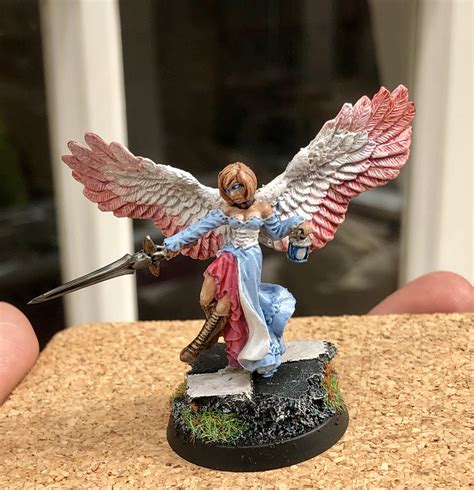 An Angel From Reaper Miniatures R Minipainting