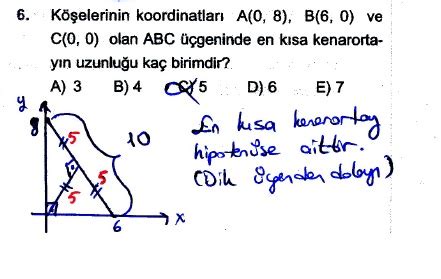 esen üçrenk matematik soru bankası doğrunun analitik incelenmesi test 4