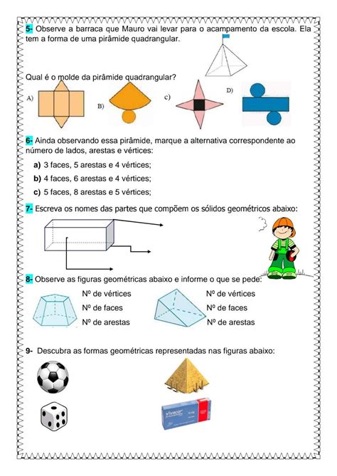 Geometria 6 Ano Exercícios Resolvidos