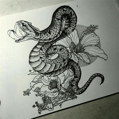 21 Realistic Snake Tattoo Drawing Ideas Petpress Snake Tattoo