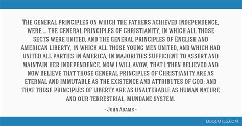 The General Principles On Which The Fathers Achieved