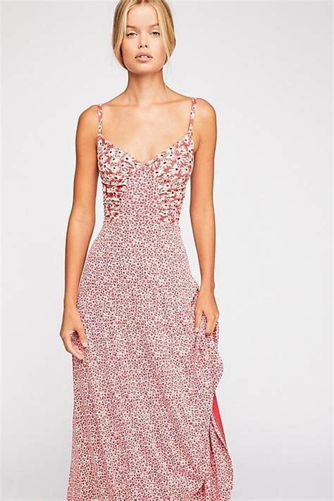 Free People Song Of Summer Maxi Red Dress We Select Dresses