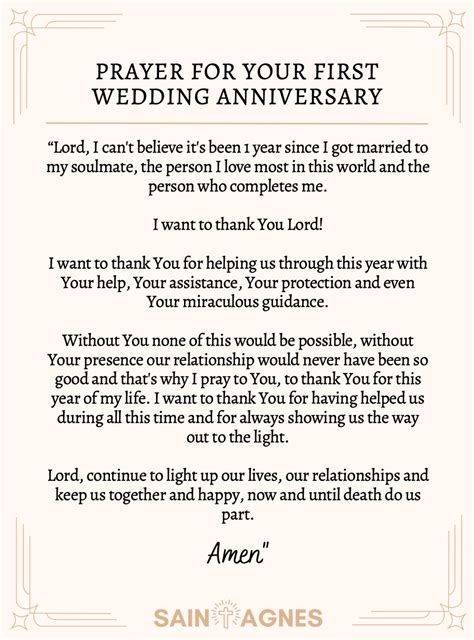 7 Prayers For Wedding Anniversary First 5th 25th And 50th