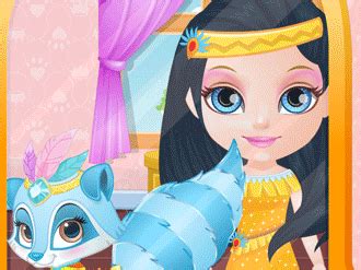 Join them in for steps of the wedding preparation and start your journey by helping the ponies choose their beautiful wedding cake, the wedding gown and make some table numbers. Disney Princesses and Their Pets - My Cute Games