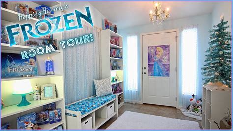 Disney's frozen barefoot dreams® cozychic® blanket. A Sparkly "FROZEN" Room Tour! - YouTube